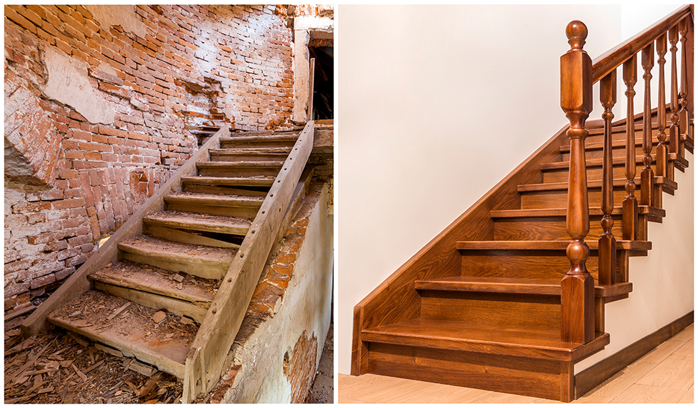 avant après escalier avant après escalier